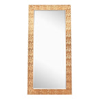 Premium Mosaic Pattern Full-Length Vertical Mirror - Standing, Leaning, Free-Standing Full Body Dressing Mirror