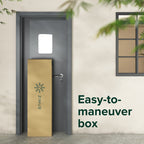 Priage by ZINUS Brown Bamboo and Metal Platform Bed Frame