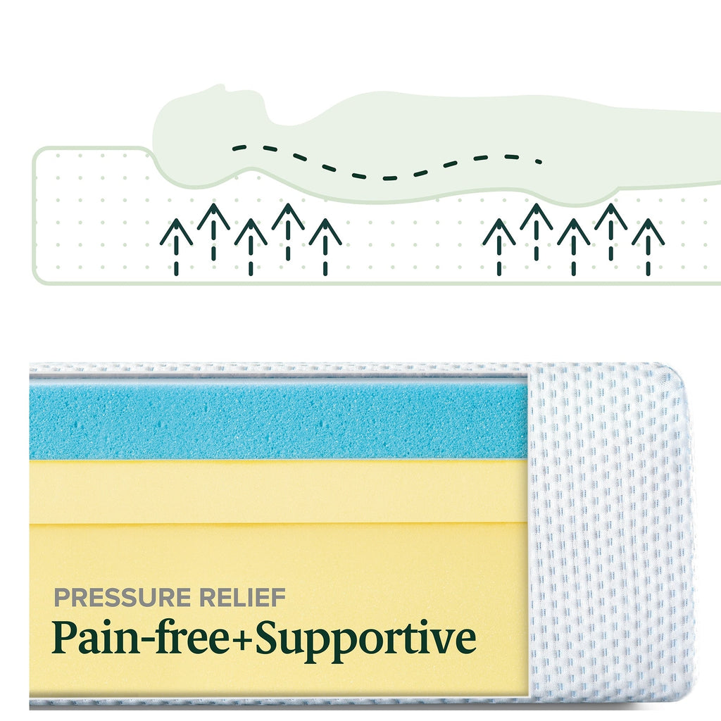 Priage by Zinus 8 inch Green Tea Gel Memory Foam Mattress