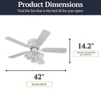Prominence Home Renton Traditional Farmhouse Indoor Ceiling Fan