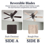 Prominence Home Renton Traditional Farmhouse Indoor Ceiling Fan