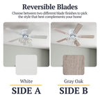 Prominence Home Renton Traditional Farmhouse Indoor Ceiling Fan