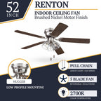 Prominence Home Renton Traditional Farmhouse Indoor Ceiling Fan