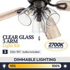 Prominence Home Renton Traditional Farmhouse Indoor Ceiling Fan