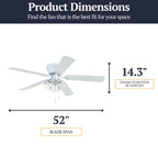 Prominence Home Renton Traditional Farmhouse Indoor Ceiling Fan