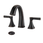 Proox 8 Widespread Bathroom SpotShield Basin Faucet w/ Drain Assembly