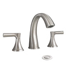Proox 8 Widespread Bathroom SpotShield Basin Faucet w/ Drain Assembly