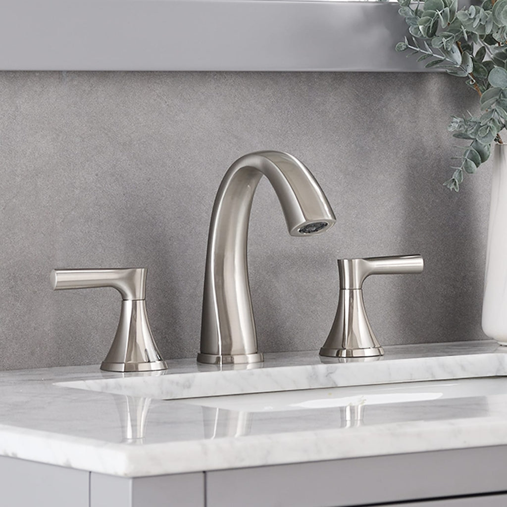 Proox 8 Widespread Bathroom SpotShield Basin Faucet w/ Drain Assembly