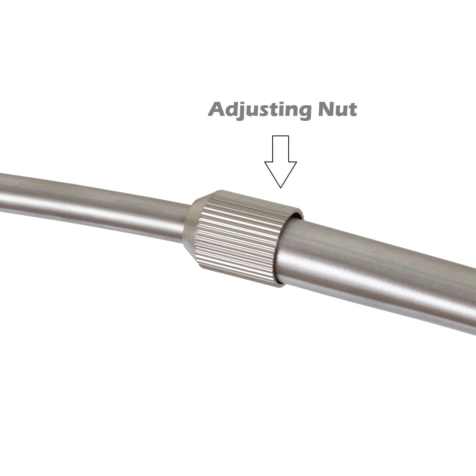 Q-Max 81 Steel Adjustable Arching Floor Lamp With Extra Large Shade and Marble Base