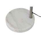 Q-Max 81 Steel Adjustable Arching Floor Lamp With Extra Large Shade and Marble Base