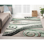 Rhodes Collection Abstract Swirl Area Rug