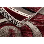 Rhodes Collection Abstract Swirl Area Rug