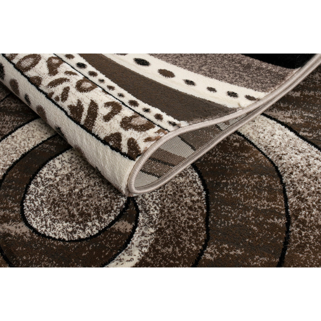 Rhodes Collection Abstract Swirl Area Rug