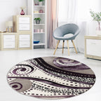 Rhodes Collection Abstract Swirl Area Rug