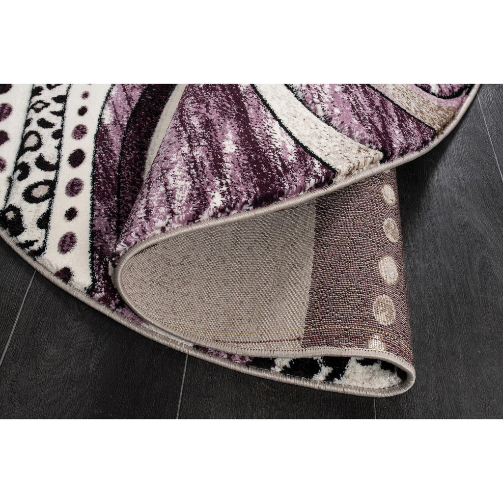 Rhodes Collection Abstract Swirl Area Rug