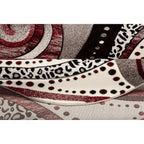 Rhodes Collection Abstract Swirl Area Rug