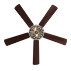 River of Goods Olivia Oil Rubbed Bronze Finish/ Crystal 52-inch LED Ceiling Fan - 52L x 52W x 18.25H - 52L x 52W x 18.25H