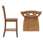 Ronda Double X-Back Counter Height Chairs (Set of 2)