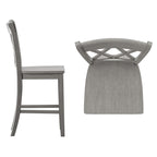Ronda Double X-Back Counter Height Chairs (Set of 2)