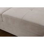 Roomfitters 122 Oversized Sectional Sofa Couch with Chaise Storage, Contemporary U-Shaped 7-Seater Sofa