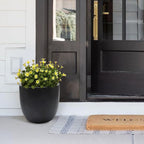 Tapered Round MgO Planter, Indoor and Outdoor