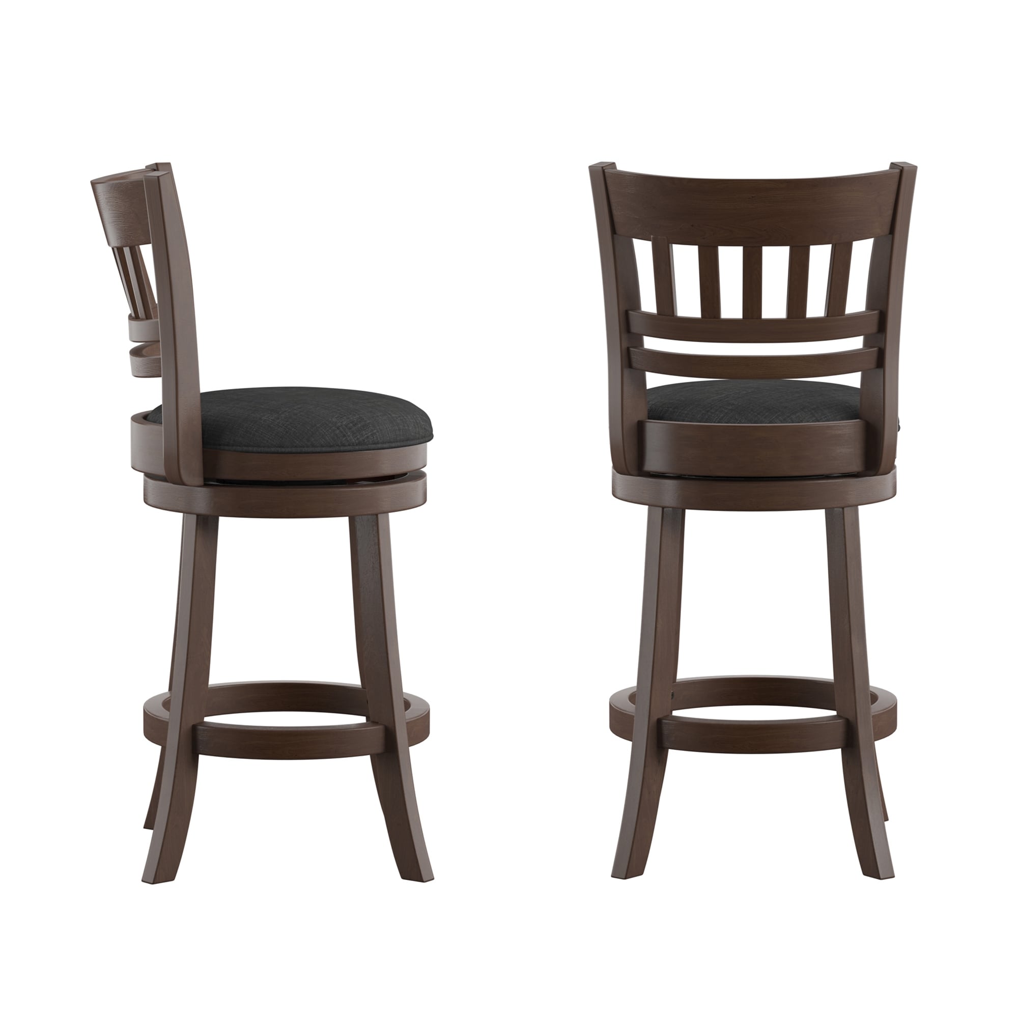 Rovinj Lattice Back 24H Swivel Counter Height Stool