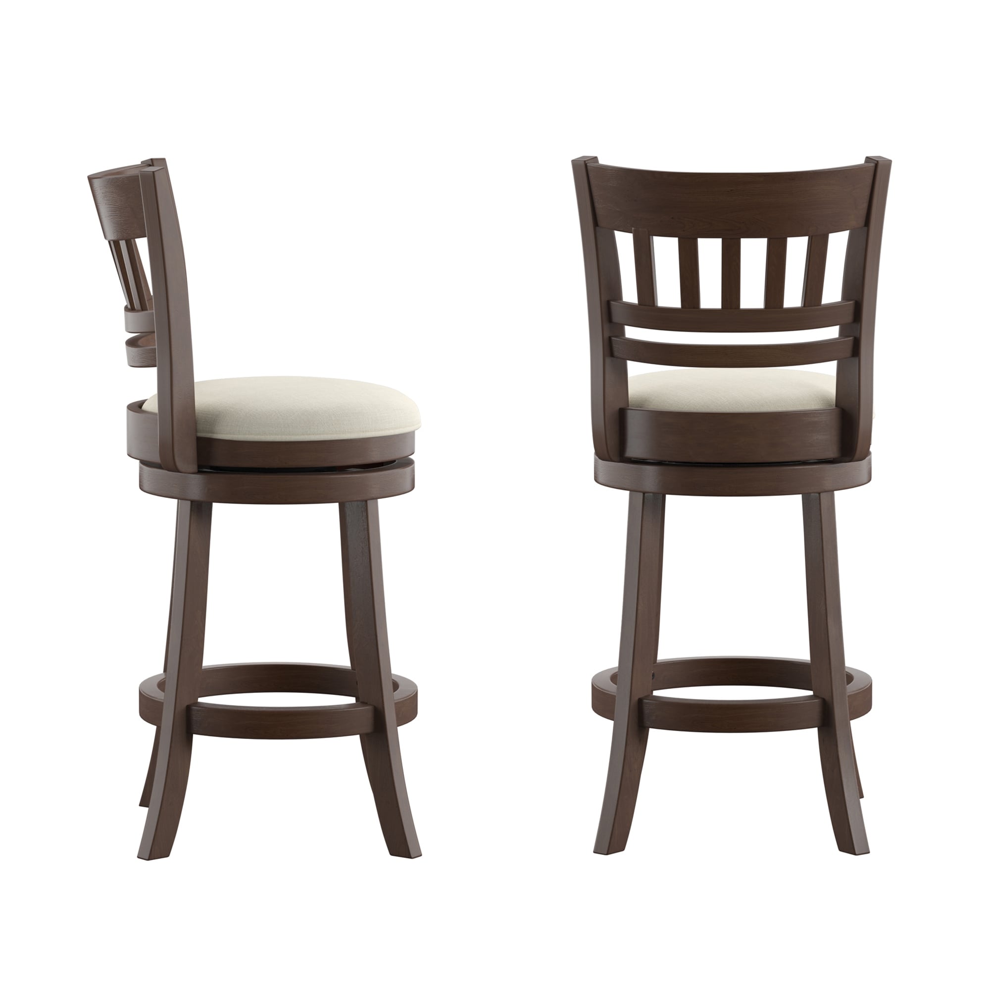 Rovinj Lattice Back 24H Swivel Counter Height Stool