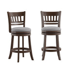 Rovinj Lattice Back 24H Swivel Counter Height Stool