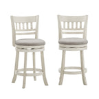 Rovinj Lattice Back 24H Swivel Counter Height Stool