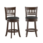 Rovinj Lattice Back 24H Swivel Counter Height Stool