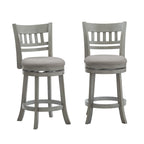 Rovinj Lattice Back 24H Swivel Counter Height Stool