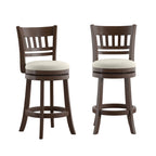 Rovinj Lattice Back 24H Swivel Counter Height Stool