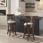 Rovinj Lattice Back 24H Swivel Counter Height Stool