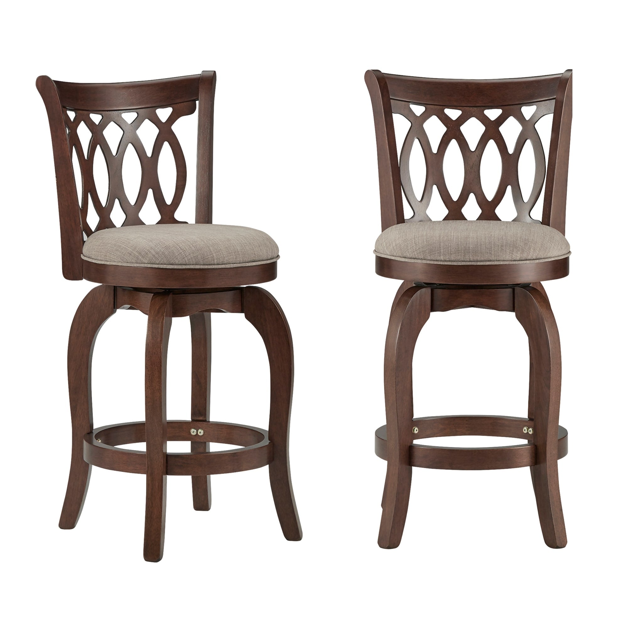 Rovinj Scroll Back Swivel Counter Stool