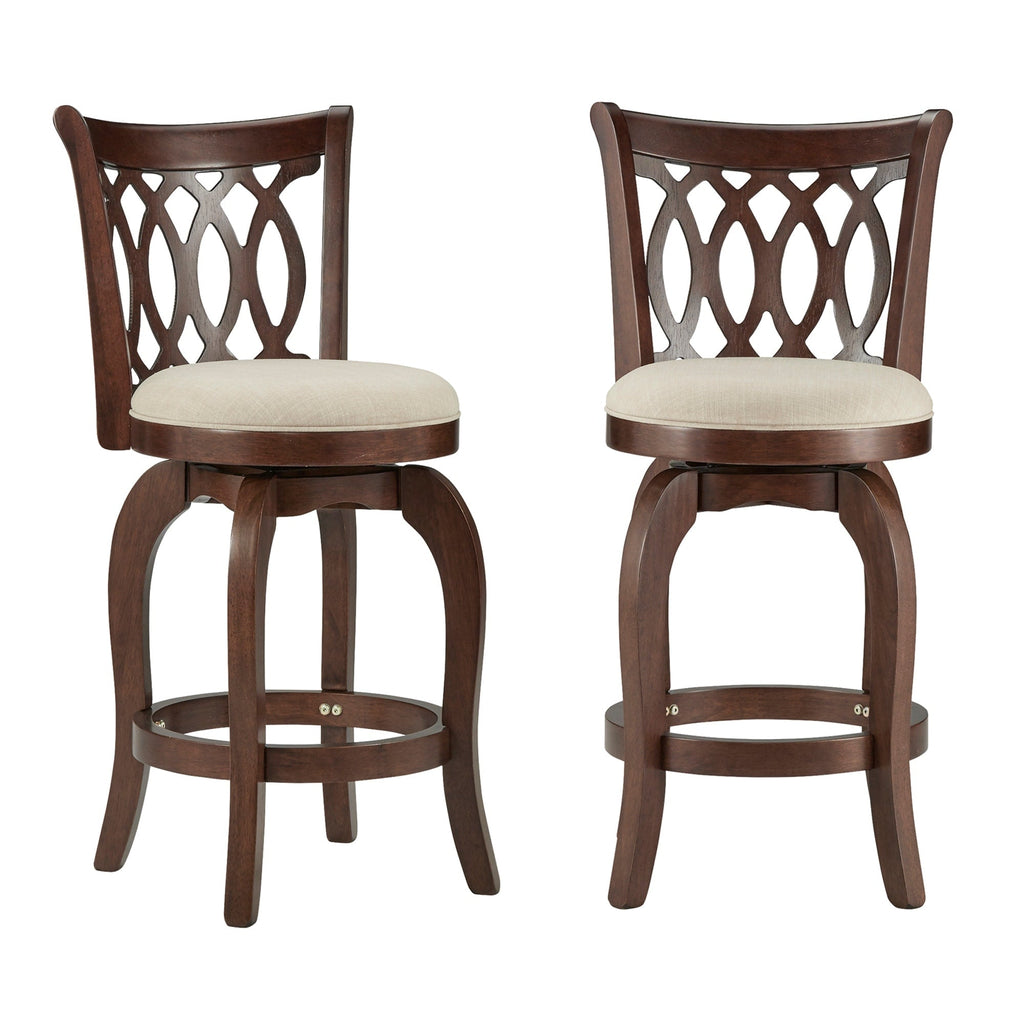 Rovinj Scroll Back Swivel Counter Stool