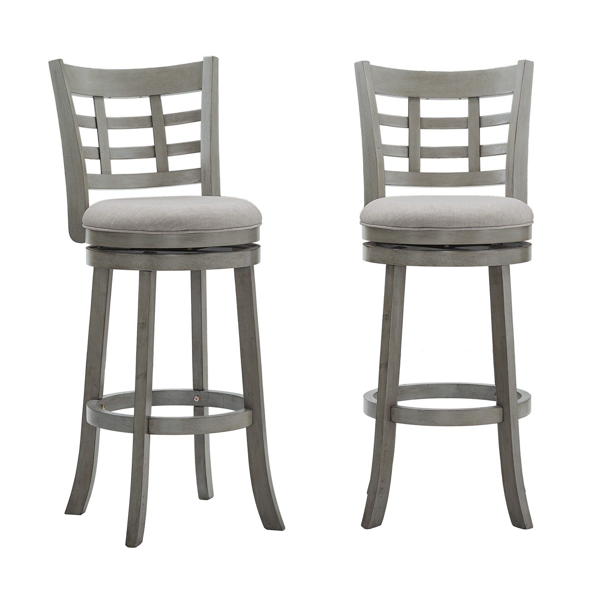 Rovinj Upholstered Back Swivel Bar Stool - Barstool