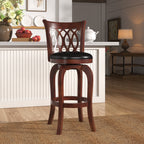 Rovinj Upholstered Back Swivel Bar Stool - Barstool