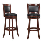 Rovinj Upholstered Back Swivel Bar Stool - Barstool