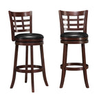 Rovinj Upholstered Back Swivel Bar Stool - Barstool