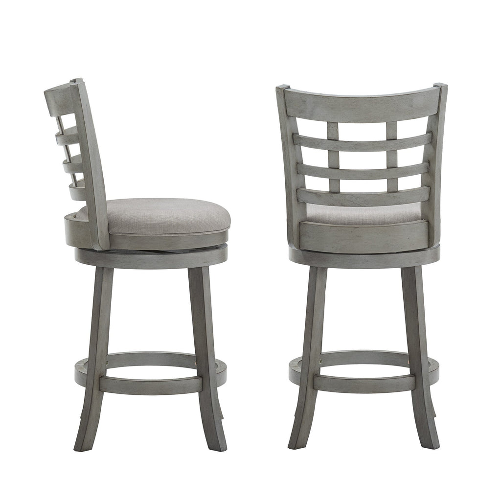 Rovinj Upholstered Back Swivel Counter Stool