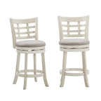 Rovinj Upholstered Back Swivel Counter Stool