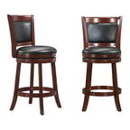 Rovinj Upholstered Back Swivel Counter Stool