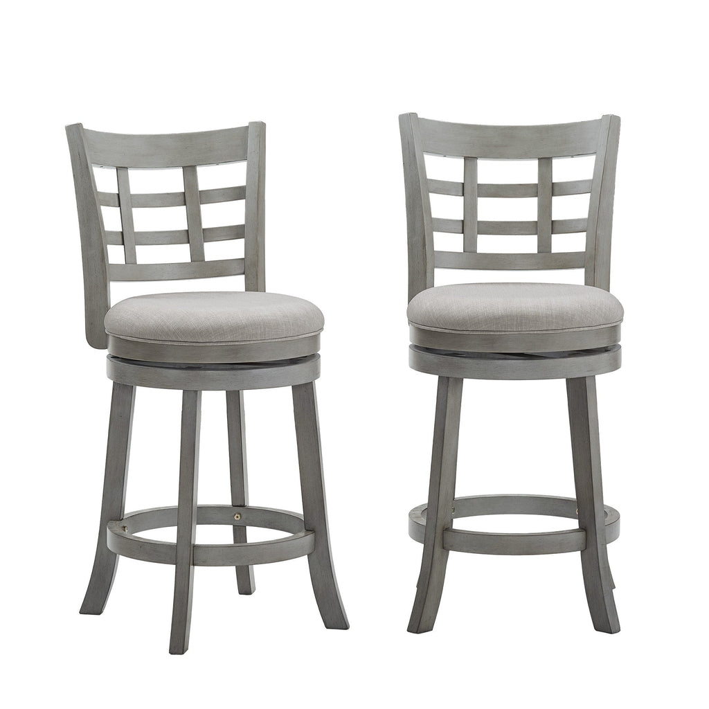 Rovinj Upholstered Back Swivel Counter Stool