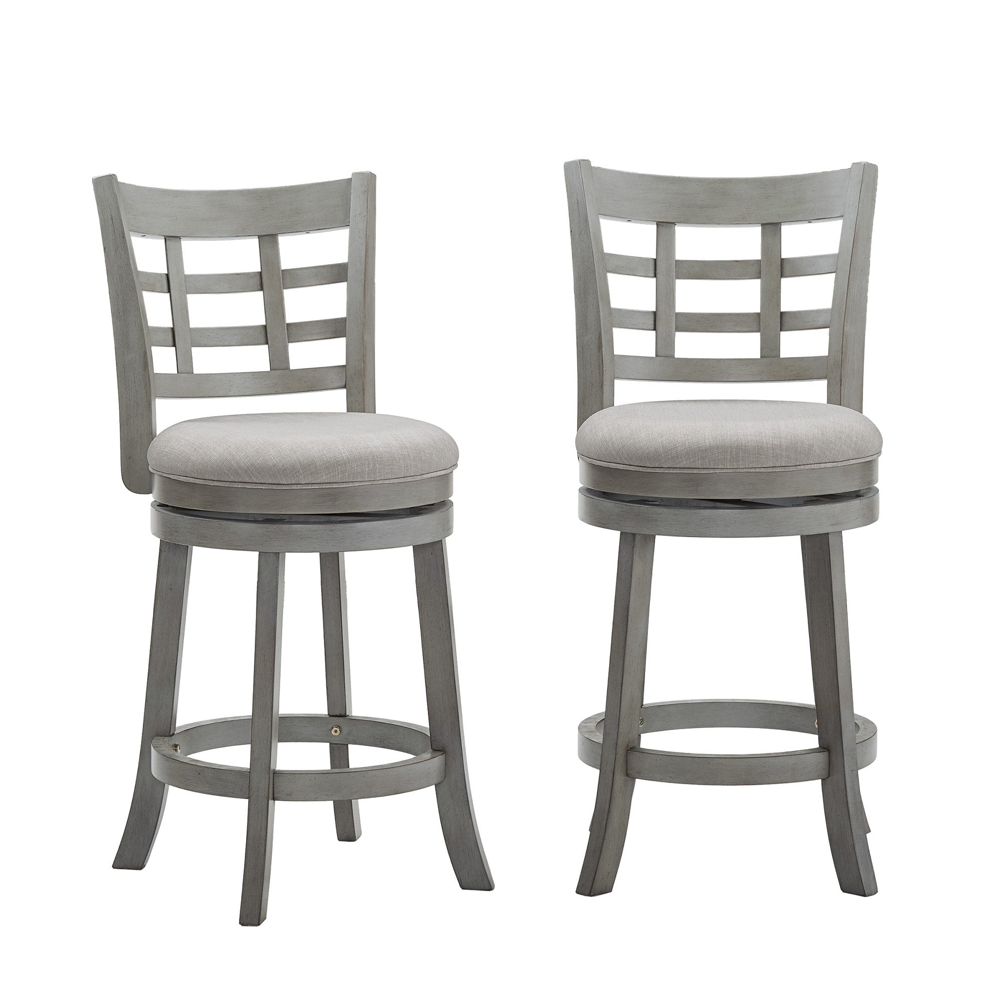 Rovinj Upholstered Back Swivel Counter Stool