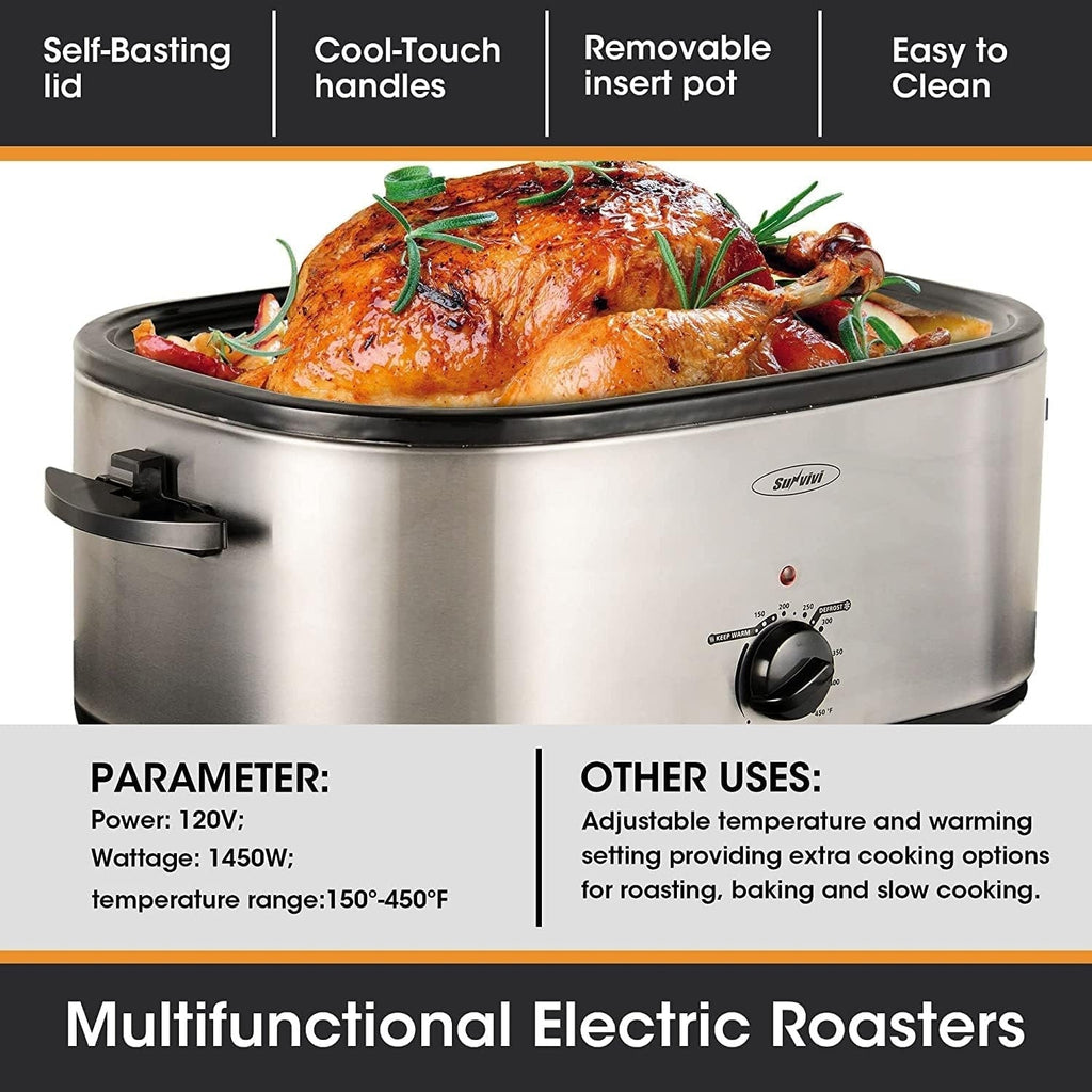 Royalcraft Roaster Oven with Removable Pan