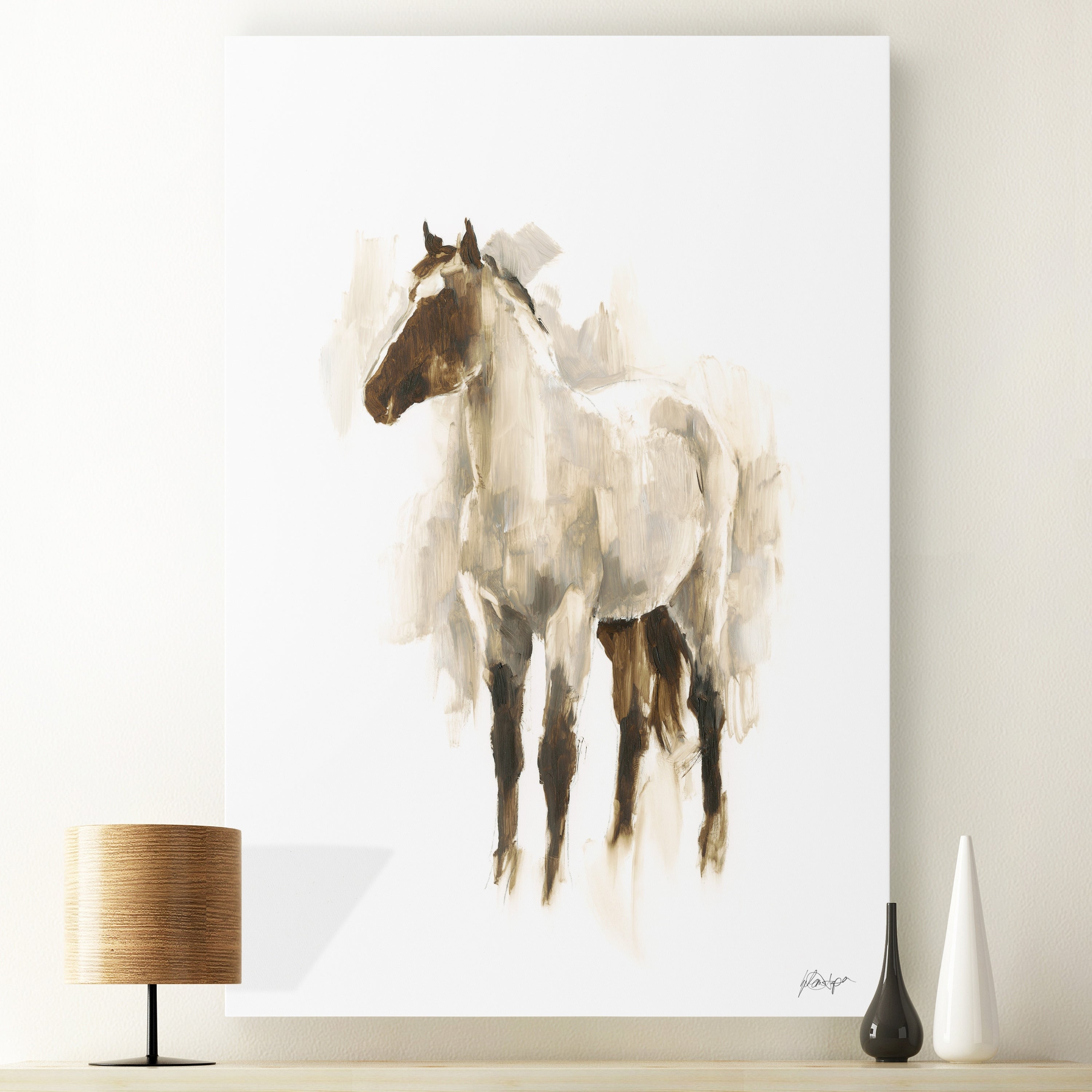 Rustic Horse II -Premium Gallery Wrapped Canvas
