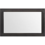 Rustic Wooden Framed Wall Mirror, Natural Wood Bathroom Vanity Mirror