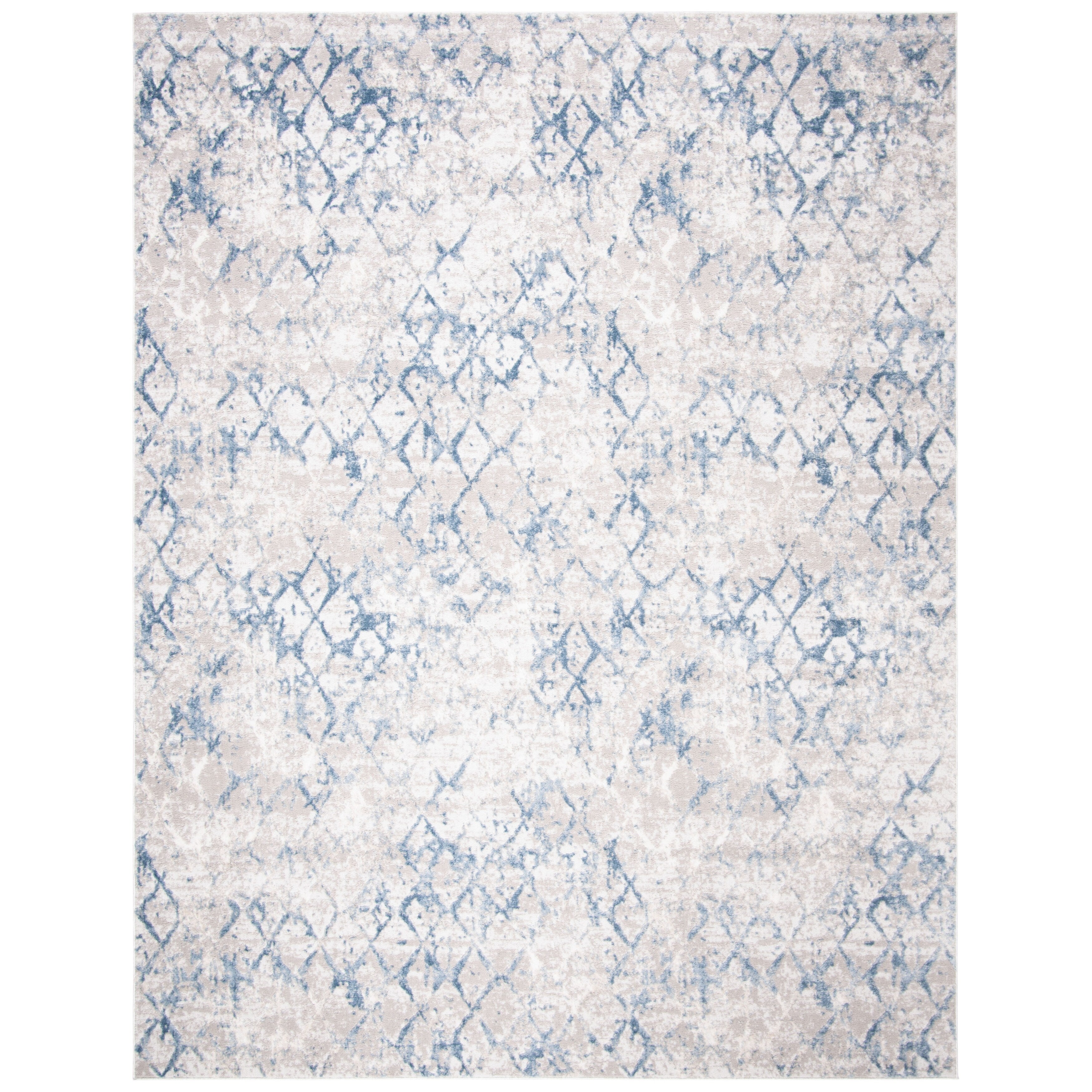 SAFAVIEH Amelia Selvete Modern Trellis Distressed Rug