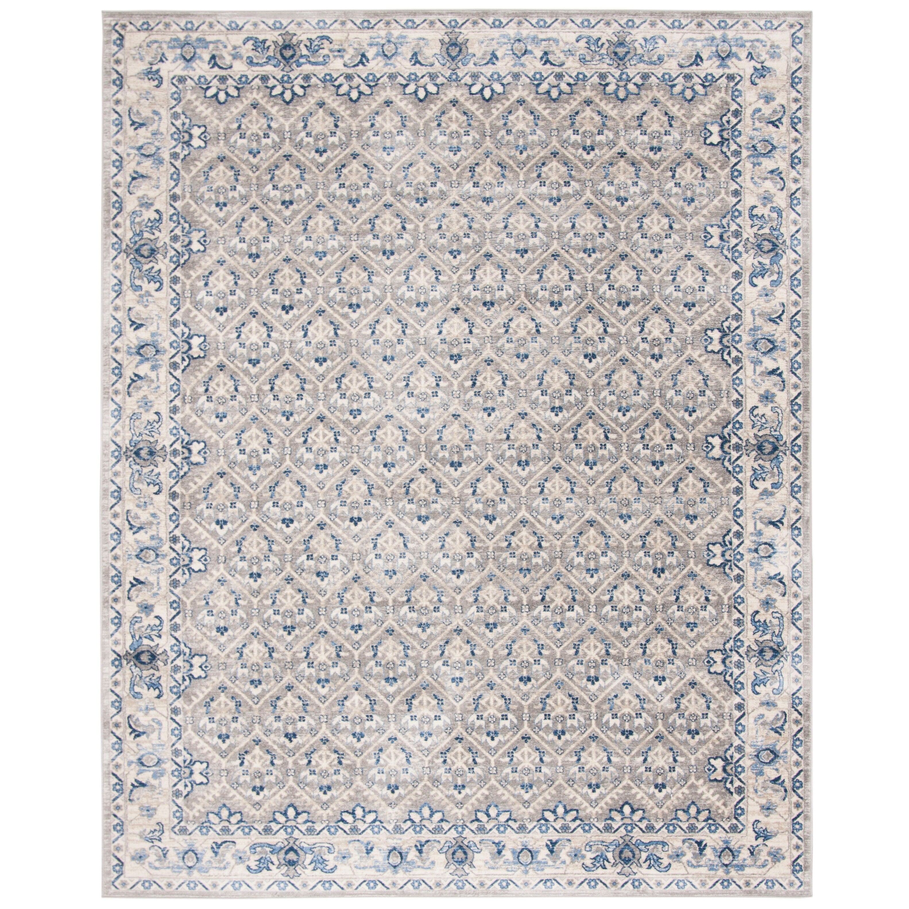 SAFAVIEH Brentwood Paunica Oriental Damask Trellis Rug