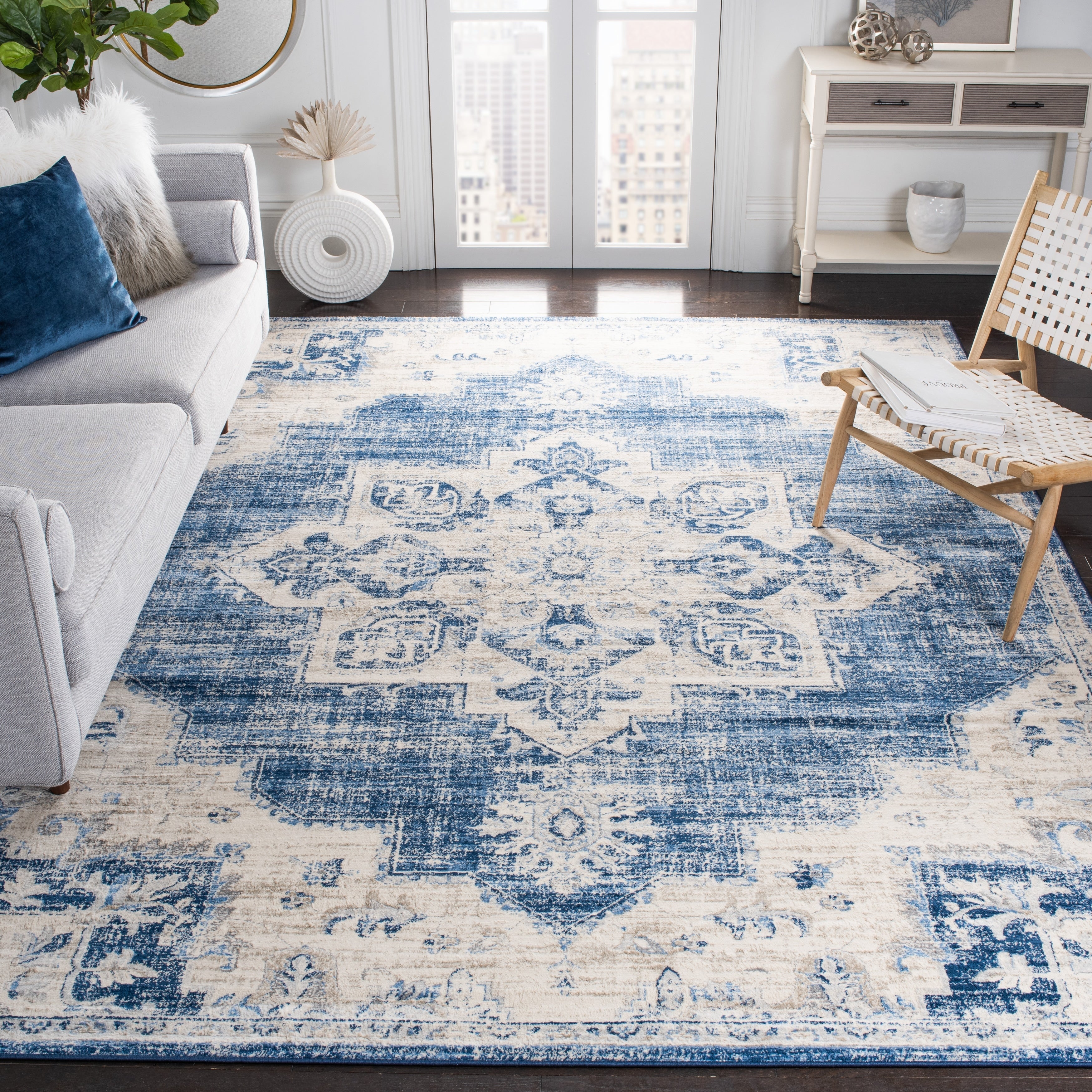 SAFAVIEH Brentwood Vassiliki Traditional Oriental Medallion Rug